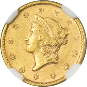 image for: 1854-S G$1 NGC AU55 (Type 2)