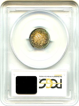 image for: 1870 Pattern 10c PCGS/CAC Proof 65 (Judd-850, Rarity-High 6)