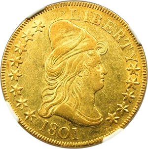 image for: 1801 $10 NGC AU55