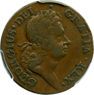 image for: 1723 Hibernia 1/2 P PCGS XF40