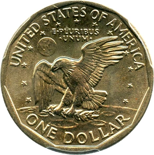 image for: 1980-P SBA $1 PCGS MS66