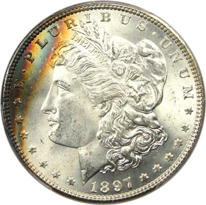 image for: 1897 $1 PCGS MS67 - No Reserve!