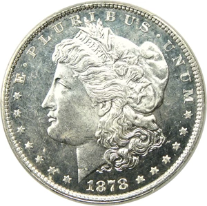 image for: 1878 7/8TF $1 PCGS/CAC MS64 DMPL (Strong)
