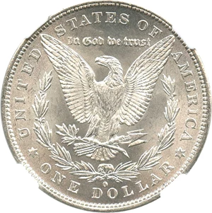 image for: 1879-O $1 NGC MS61 (VAM-4, O/Horizontal O) - No Reserve!
