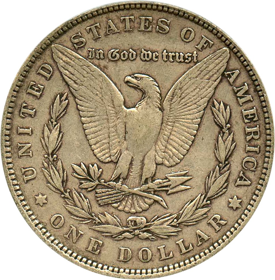 image for: 1880 $1 PCGS XF40 (VAM-1A, Knobbed 8) - No Reserve!