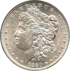 image for: 1880 $1 NGC MS62 (VAM-6A, 8/7, Ear & Gouge) - No Reserve!