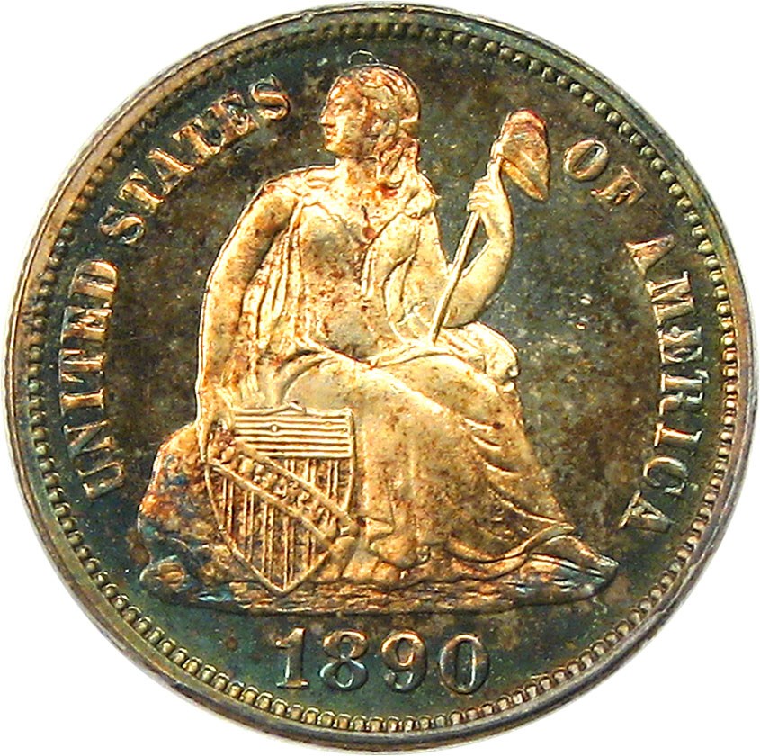 image for: 1890 10c PCGS/CAC Proof 66 CAM