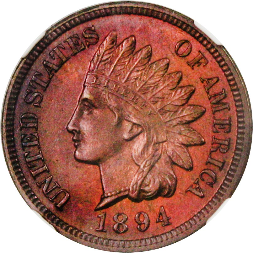 image for: 1894 1c NGC Proof 64 RB