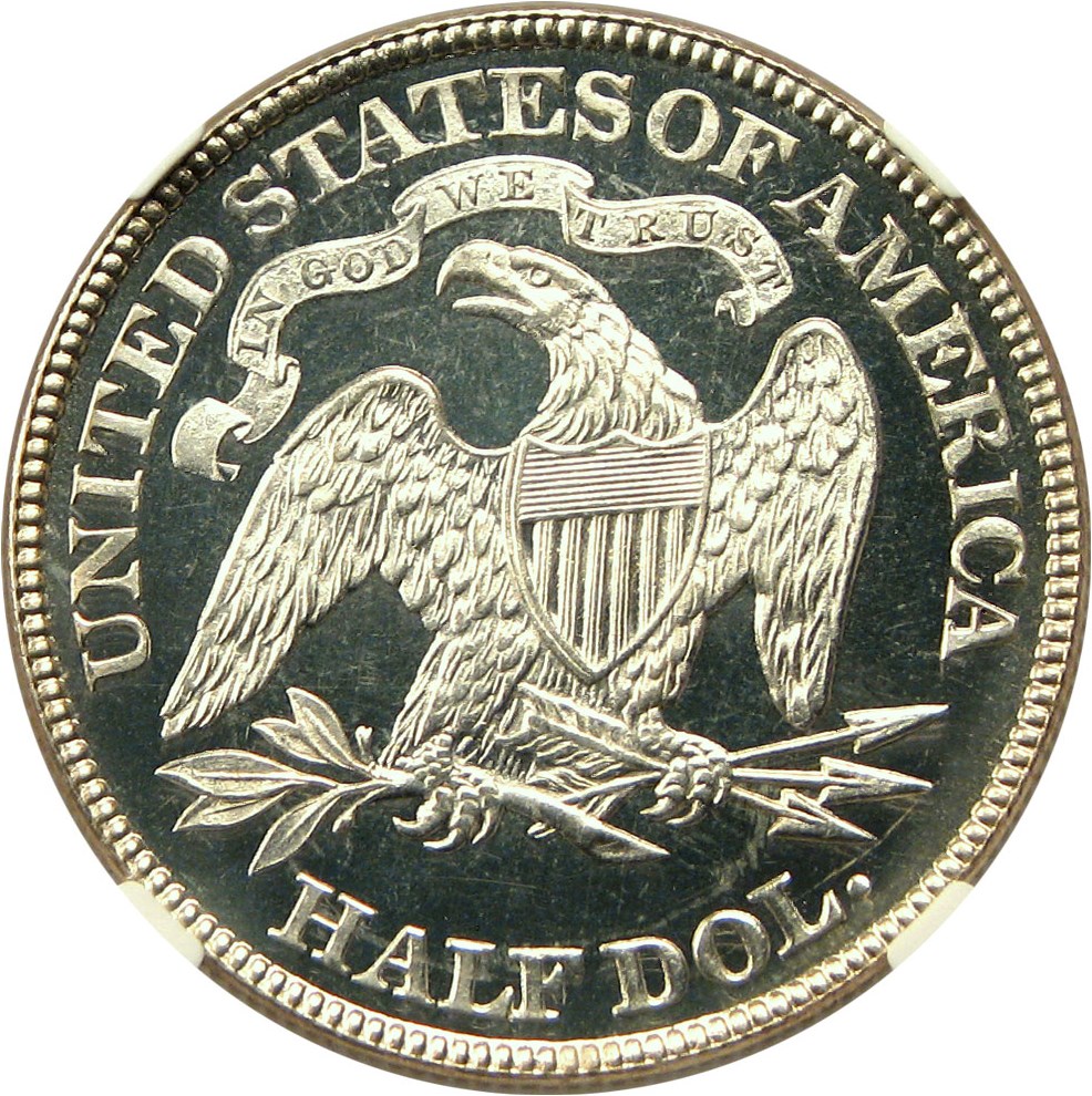 image for: 1885 50c NGC/CAC Proof 64 CAM