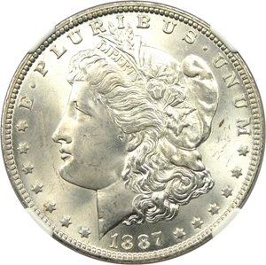 image for: 1887/6-O $1 NGC MS65 (VAM-3, Top 100)