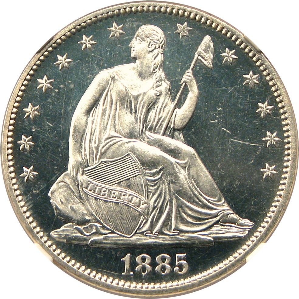 image for: 1885 50c NGC/CAC Proof 64 CAM