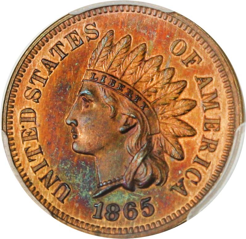 image for: 1865 1c PCGS Proof 64 RB