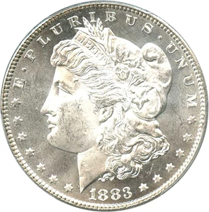 image for: 1883 $1 PCGS/CAC MS65 PL