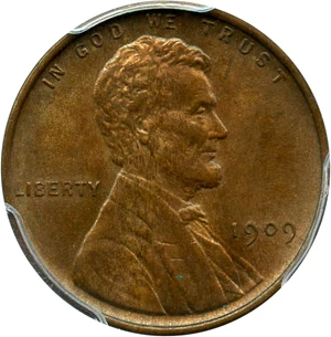 image for: 1909 Lincoln 1c PCGS MS64 BN