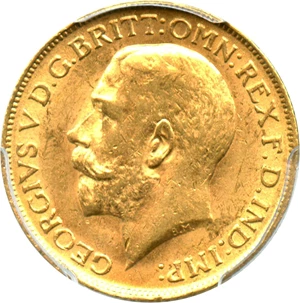 image for: Great Britain: 1911 Gold Sovereign PCGS AU58 (S-3996, KM-820) .2354oz Gold - No Reserve!