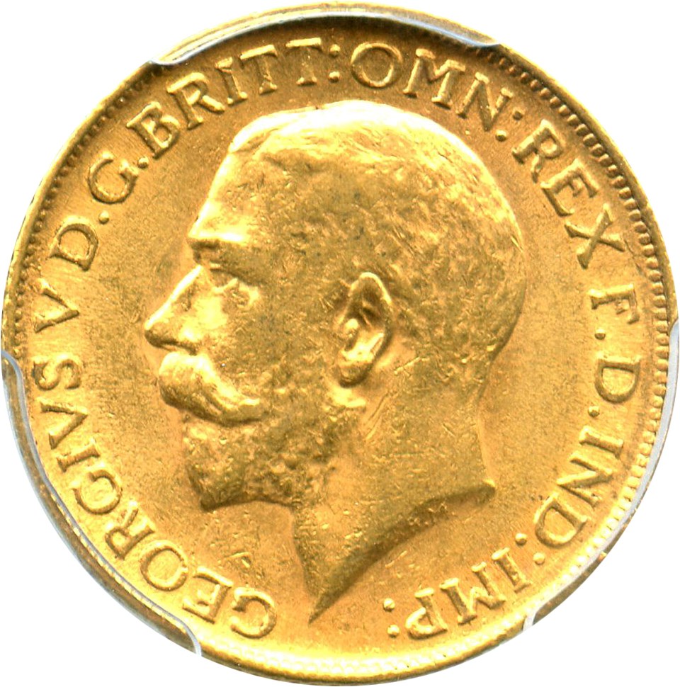 image for: Great Britain: 1912 Gold Sovereign PCGS AU58 (S-3996, KM-820) .2354oz Gold - No Reserve!