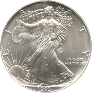 image for: 1993 Silver Eagle $1 NGC MS69 - No Reserve!