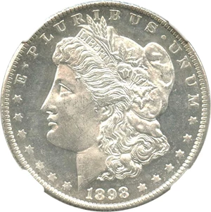 image for: 1898-O $1 NGC MS63 DMPL