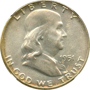 image for: 1951 50c NGC MS66