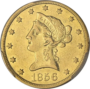 image for: 1856-S $10 PCGS XF45
