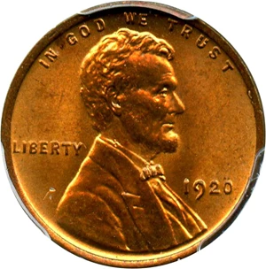 image for: 1920 1c PCGS MS65 RB