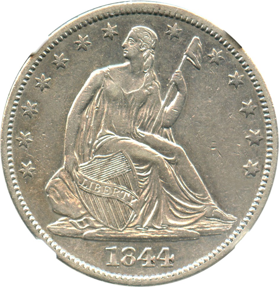 image for: 1844 50c NGC XF45