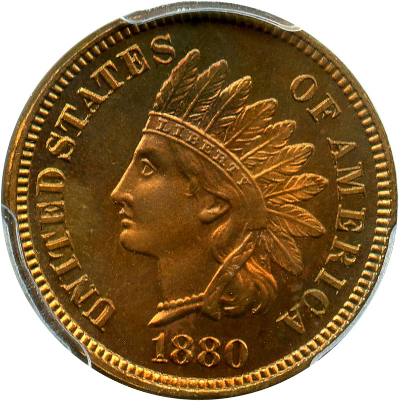 image for: 1880 1c PCGS Proof 64 RD
