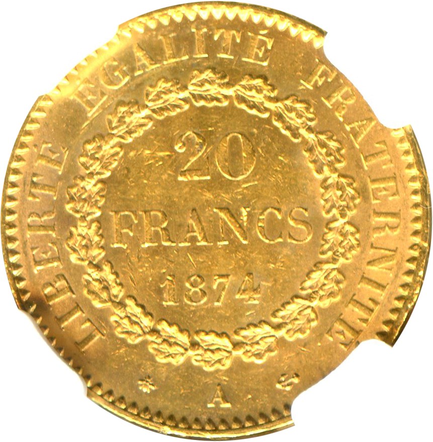 1874-A     20 Fr MS (KM-825) thumbnail 2