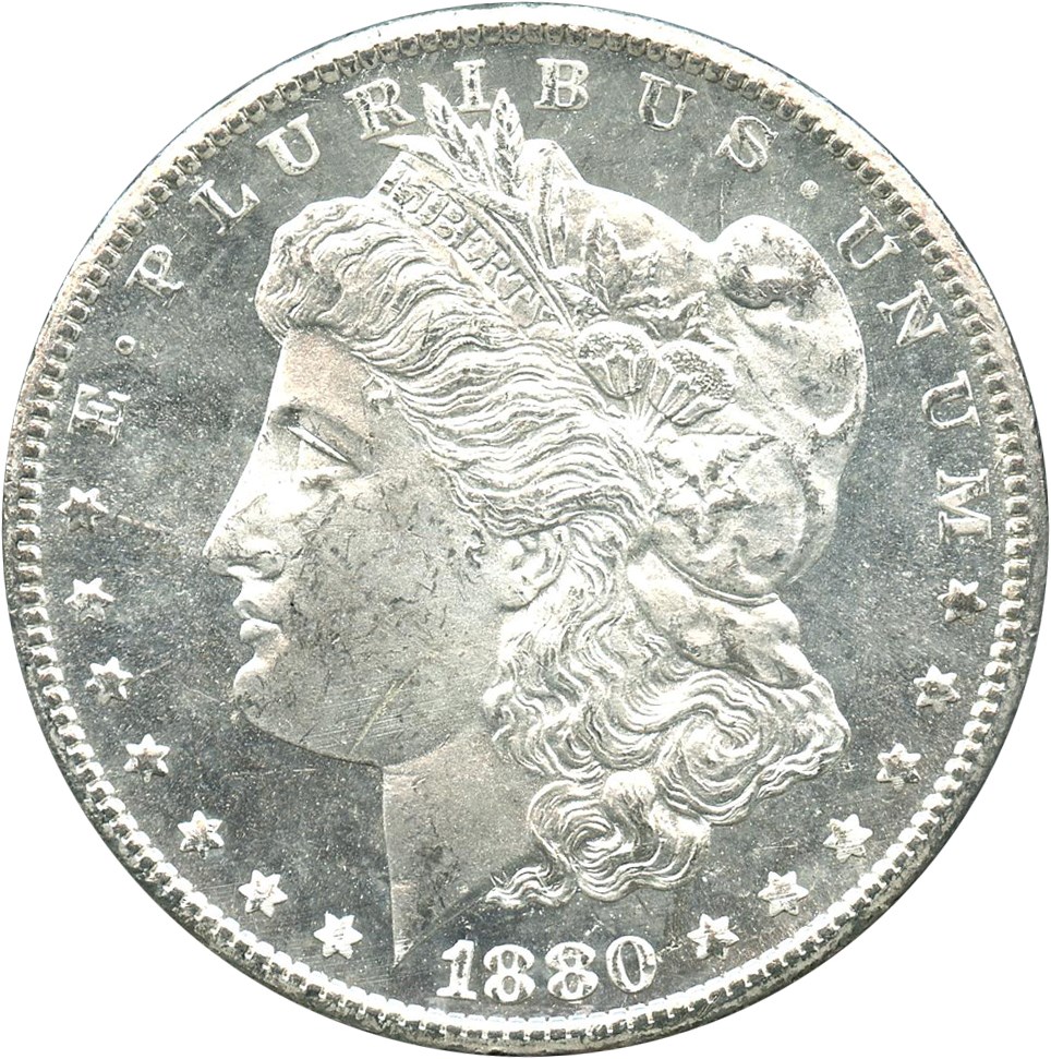 image for: 1880-CC $1 NGC/GSA MS64 PL
