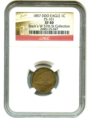 image for: 1857 Flying Eagle 1c NGC XF40 (Doubled Die Obverse, FS-101)