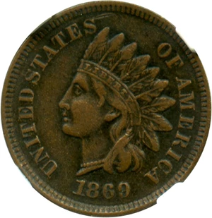 image for: 1869/69 1c NGC XF40 BN (FS-301)