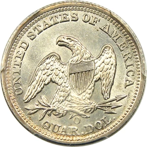 image for: 1851-O 25c PCGS/CAC MS64