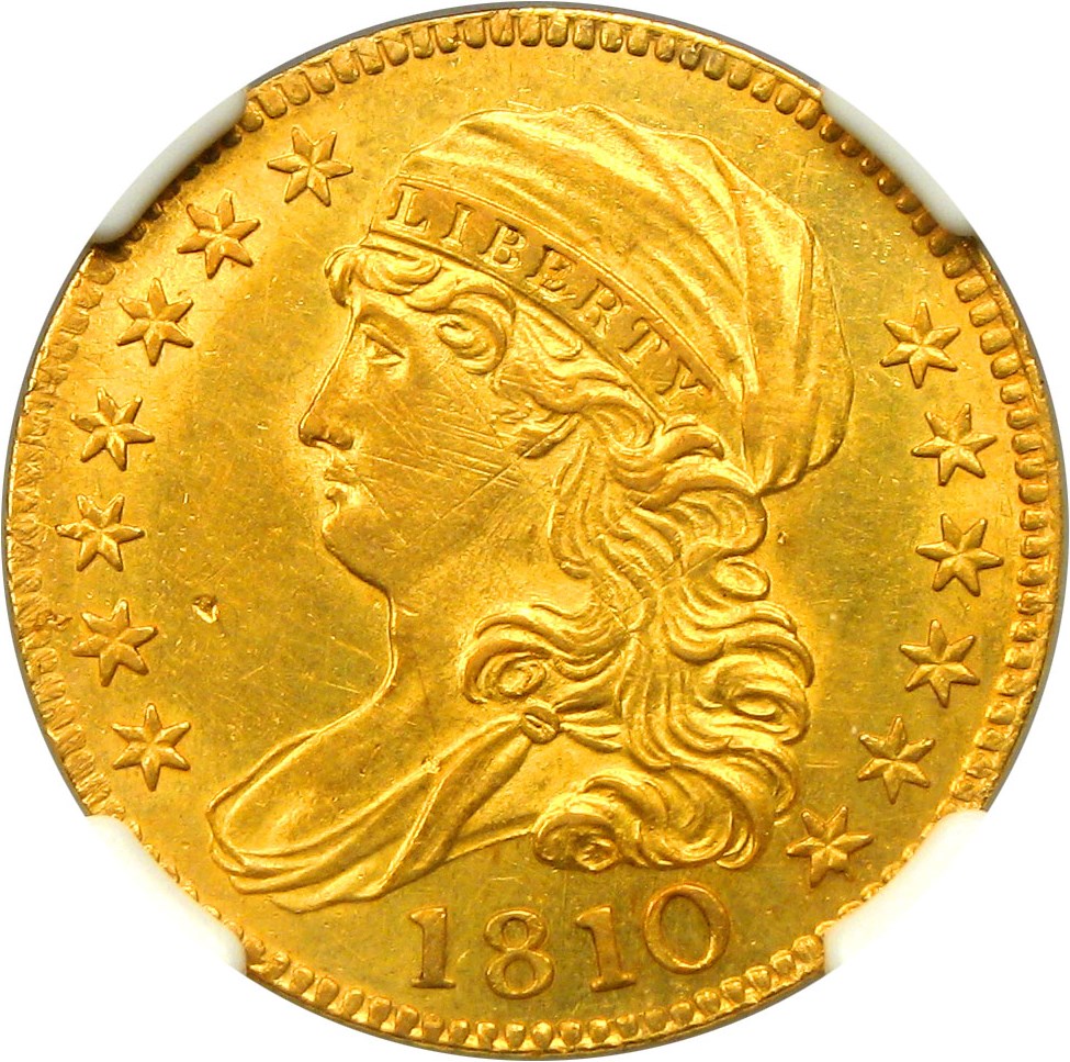 image for: 1810 $5 NGC MS61 (Large Date, Large 5, BD-4)