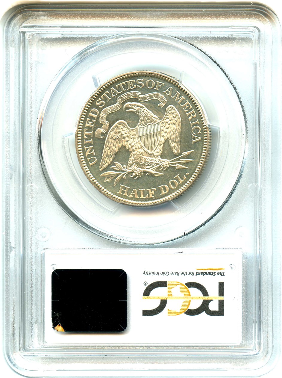image for: 1869 50c PCGS Proof 62 CAM