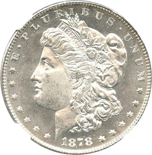 image for: 1878 7TF $1 NGC MS64 PL (B1 Reverse, VAM-83, Low 8)