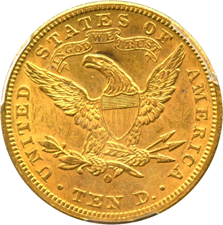 image for: 1899-O $10 PCGS MS62