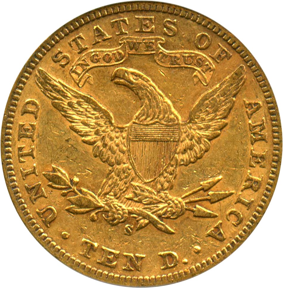 image for: 1900-S $10 PCGS XF45 (OGH)