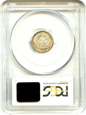 image for: 1872-S H10c PCGS MS67 (Mintmark Below Wreath)