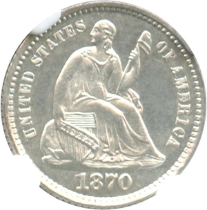 image for: 1870 H10C NGC/CAC Proof 64 CAM