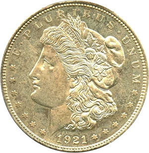 image for: 1921 Morgan $1 PCGS MS62 PL
