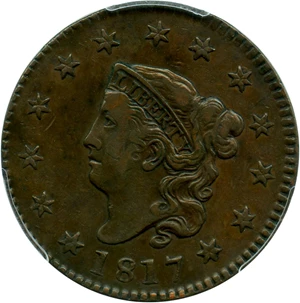 image for: 1817 1c PCGS XF40 (13 Stars)