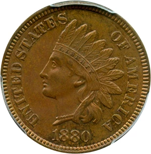 image for: 1880 1c PCGS MS64 BN