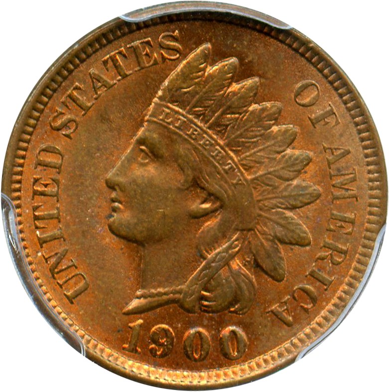 image for: 1900 1c PCGS MS64 RB