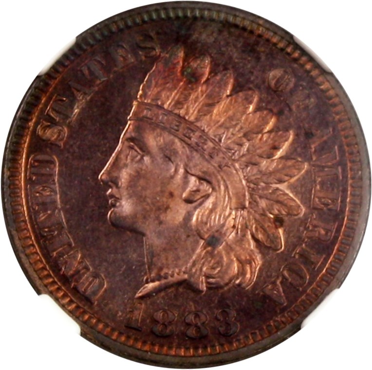 image for: 1883 1c NGC Proof 65 RB