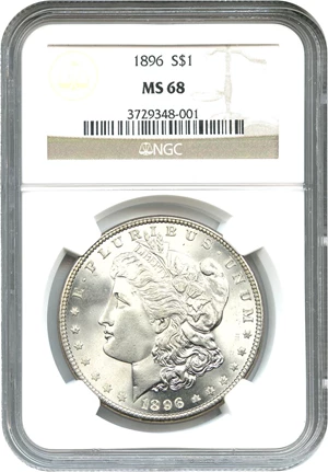 image for: 1896 $1 NGC MS68