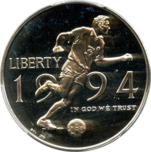 image for: 1994-P World Cup 50c PCGS Proof 69 DCAM
