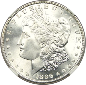 image for: 1896 $1 NGC MS68