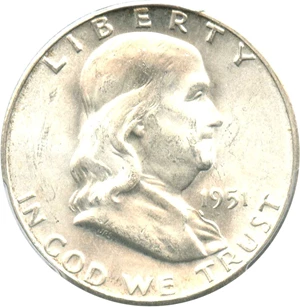 image for: 1951-S 50c PCGS MS65 (Doubled Die Reverse, FS-801)