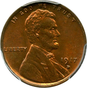 image for: 1917-D 1c PCGS MS64 RB - No Reserve!