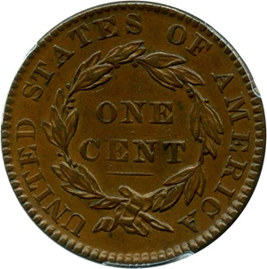 image for: 1831 1c PCGS/CAC AU53 (Medium Letters)